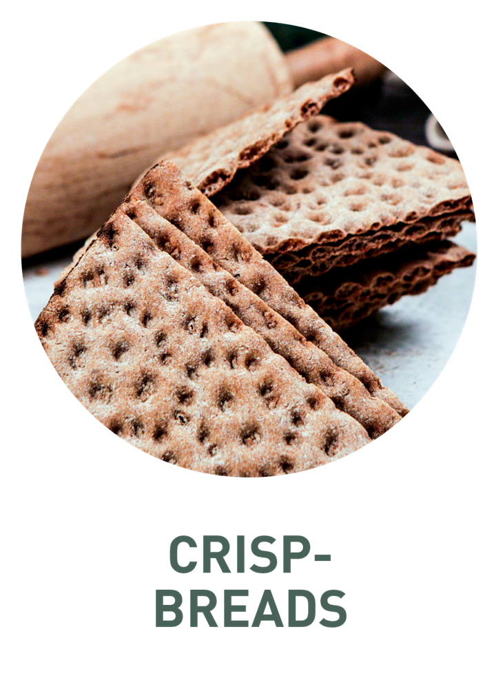 Crispbreads of rye