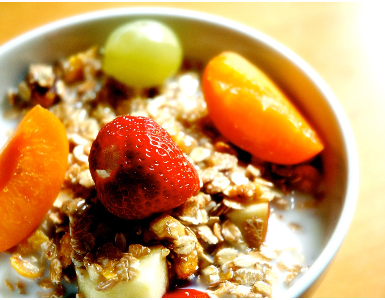 Rye flake muesli