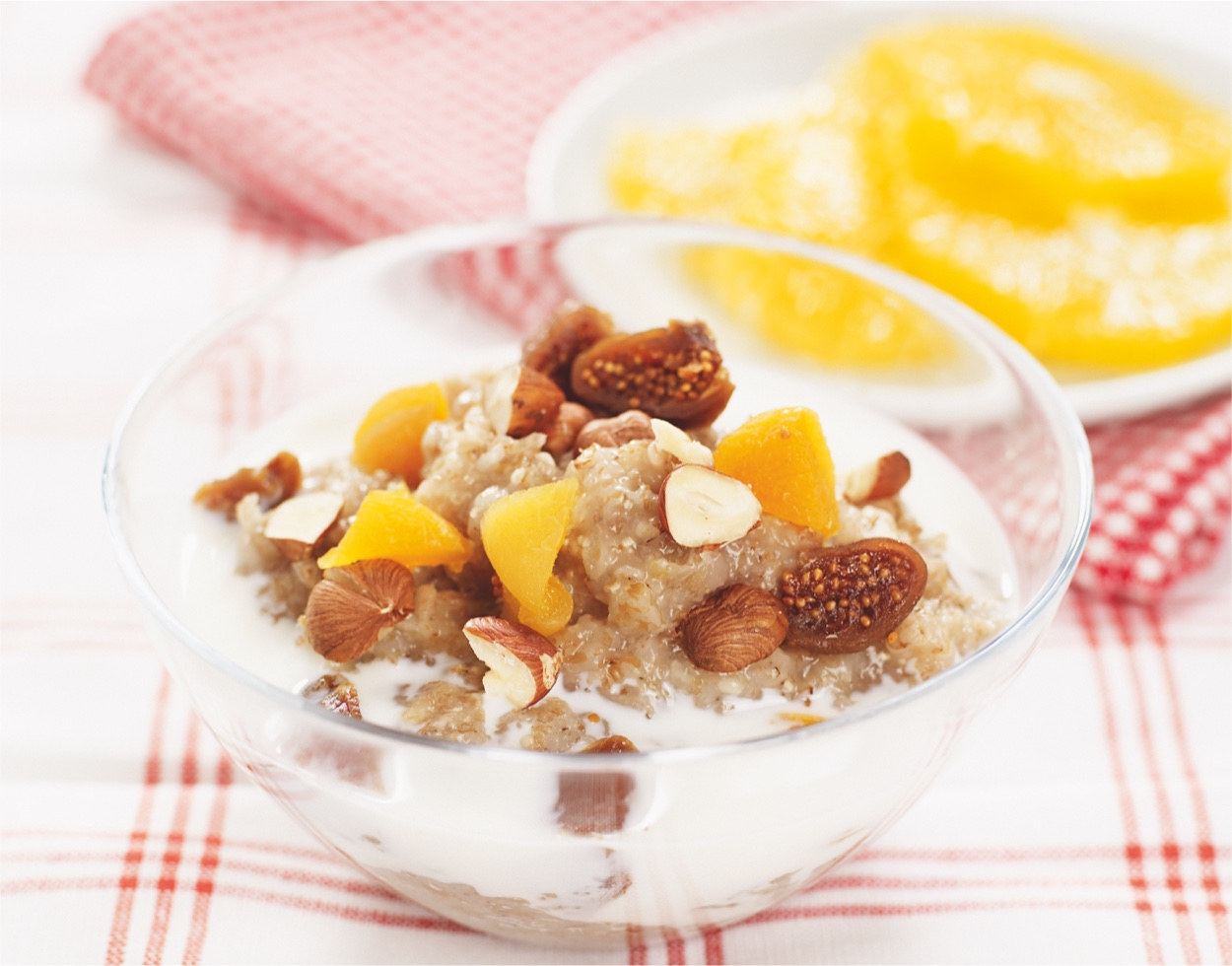 Rye flake porridge