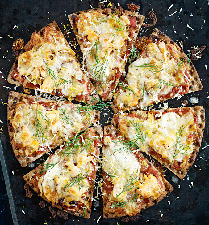 Rye Recipes - Salmon Pizza