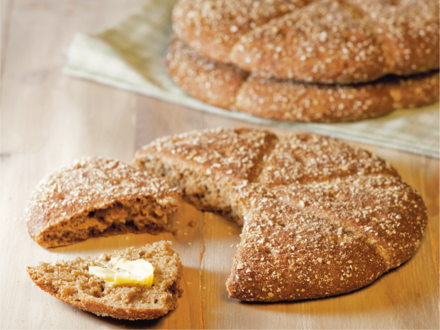Smooth rye bread