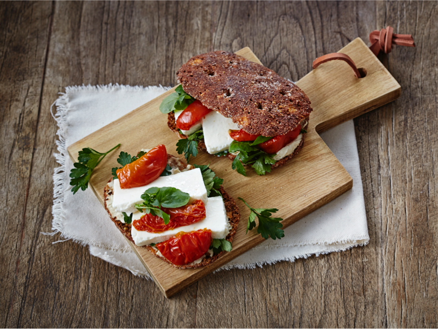 Vegetable rye bread