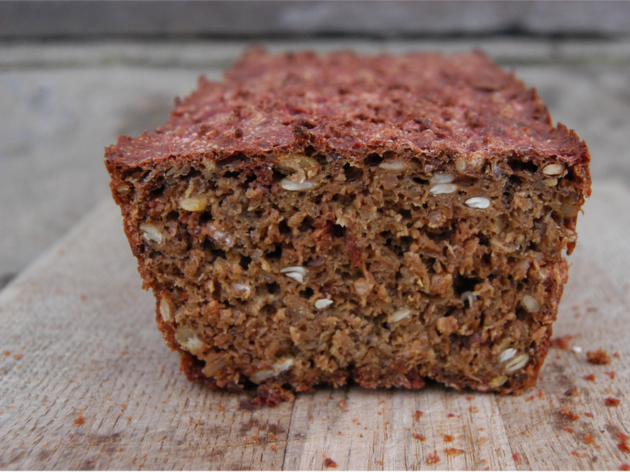 Whole kernel rye bread